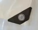 White Heavy Duty Fire Retardant Poly Tarps