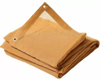 Tan Mesh Shade Tarps